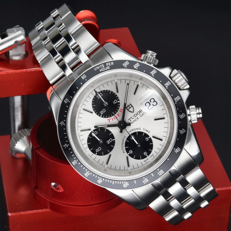 2002 Tudor "Tiger" ref. 79260P Chronograph Prince Date Small Block Panda Dial, Serviced - Image 4