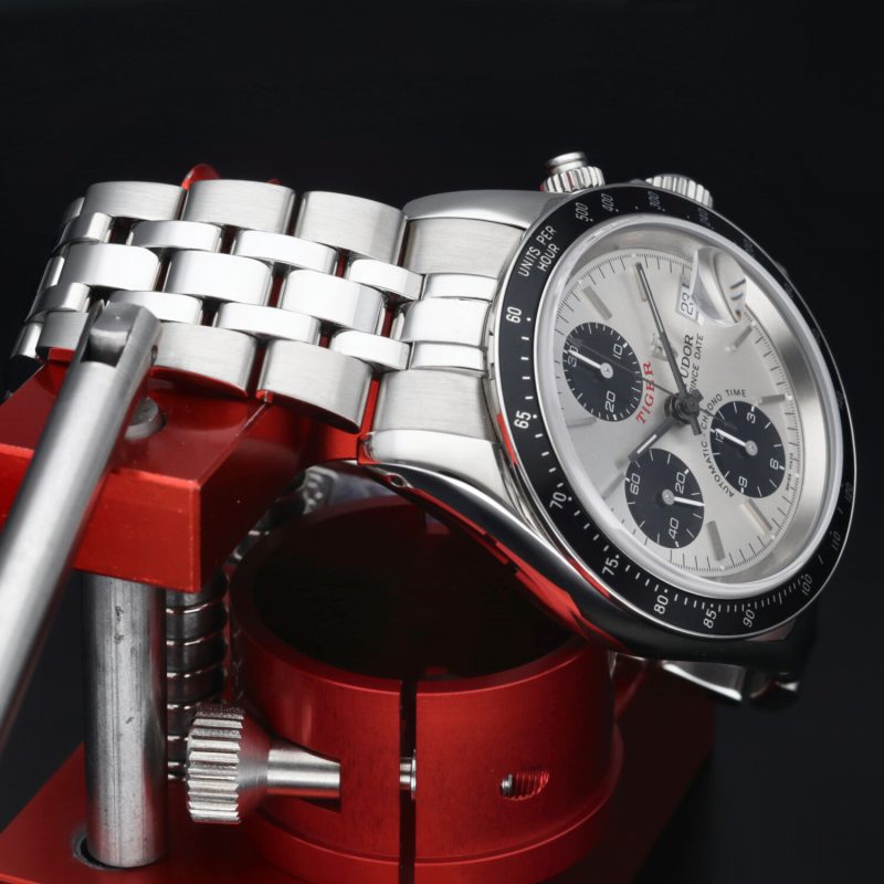 2002 Tudor "Tiger" ref. 79260P Chronograph Prince Date Small Block Panda Dial, Serviced - Image 5