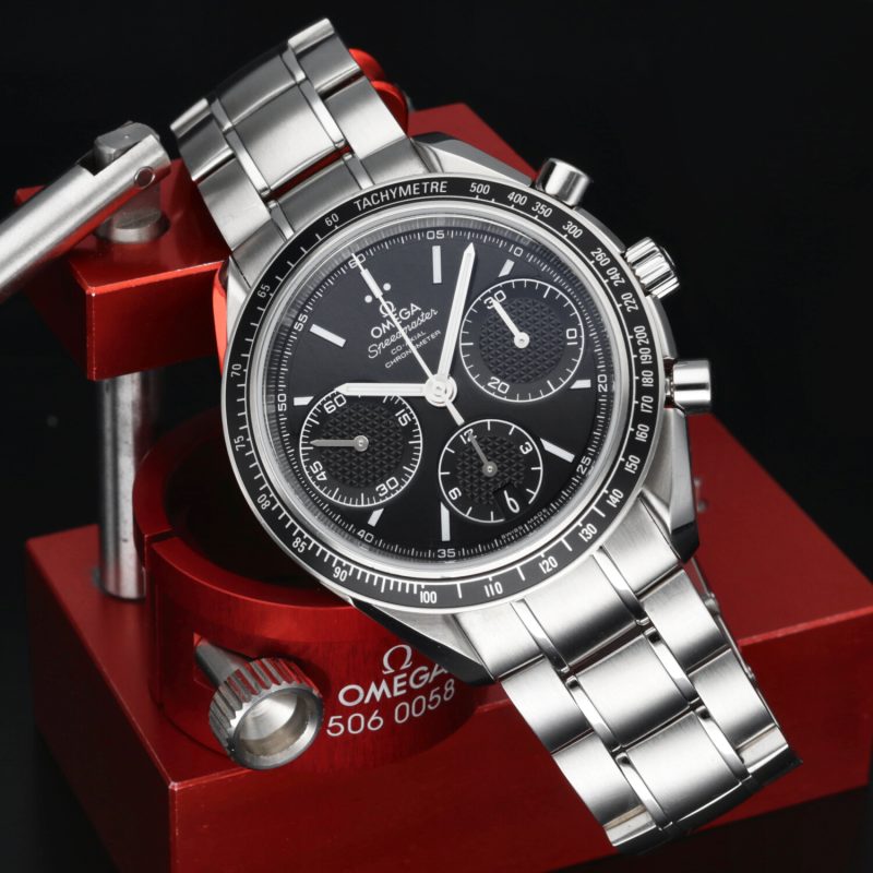 2021 Omega 32630405001001 Speedmaster Racing Co-Axial Chronograph 40mm, Scatola e Garanzia - immagine 4