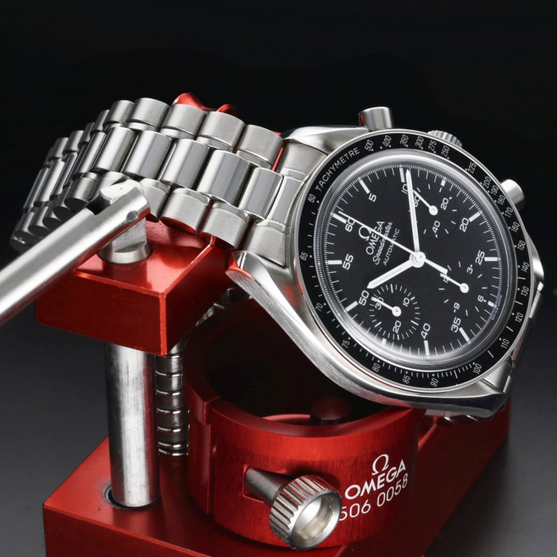 2000 Omega ref. 35105000 Speedmaster Automatico Reduced 39mm, Scatola+Libretti+Garanzia - immagine 5