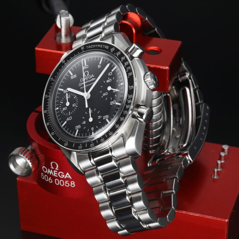 2000 Omega ref. 35105000 Speedmaster Automatico Reduced 39mm, Scatola+Libretti+Garanzia - immagine 6