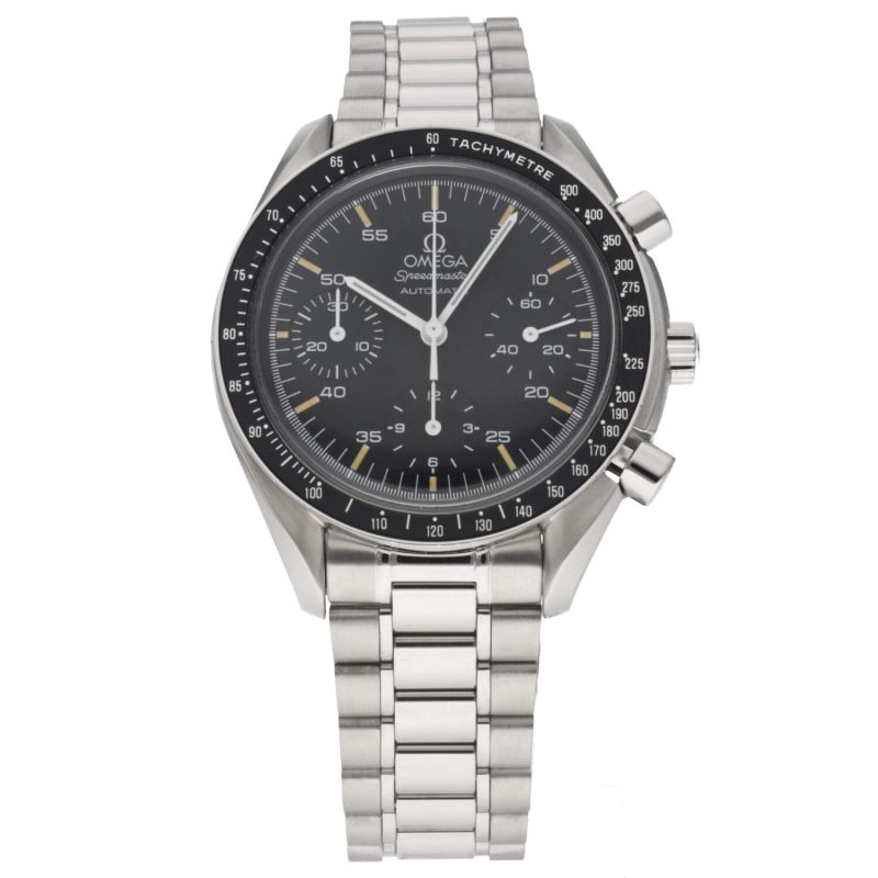 1995 Omega ref. 35105000 Speedmaster Automatic Reduced 39 mm, Box+Booklet+Papers+Omega Serviced - Image 3