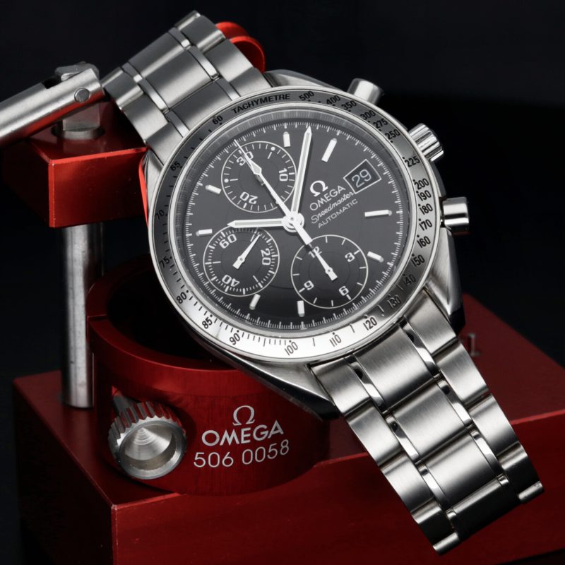 ca. 1999 Omega ref. 35135000 Speedmaster Date Automatic 39mm Box+Booklet+Papers - Image 4