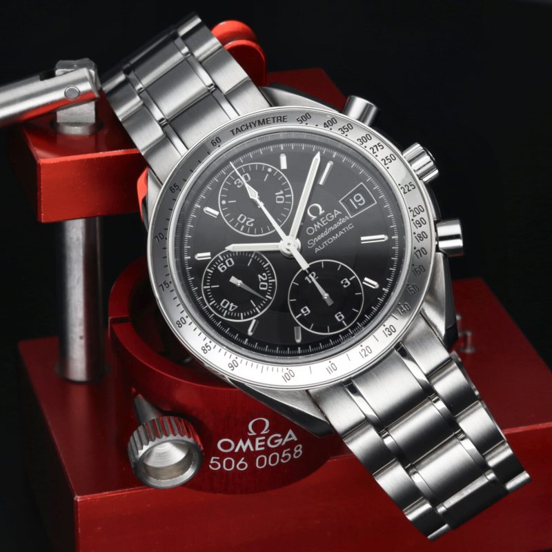 ca. 1999 Omega ref. 35135000 Speedmaster Date Automatic 39mm Box+Booklet+Omega Serviced - Image 4