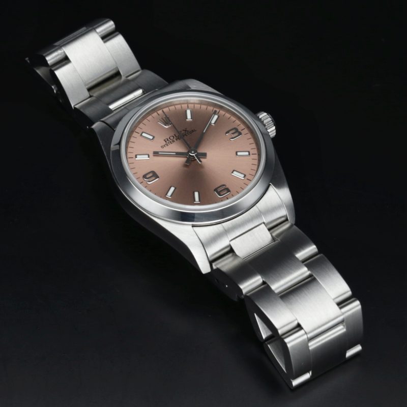 2006 Rolex ref. 77080 Oyster Perpetual Automatic 26mm Salmon/Pink Dial, Box & Booklet - Image 11