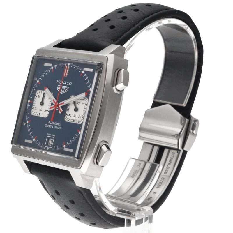 2021 TAG Heuer CAW211P.FC6356 Monaco Steve McQueen, Scatola, Libretto, Garanzia - immagine 2