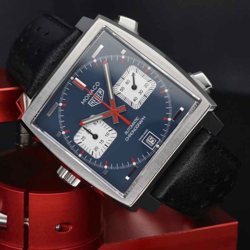 2021 TAG Heuer CAW211P.FC6356 Monaco Steve McQueen, Scatola, Libretto, Garanzia - immagine 4