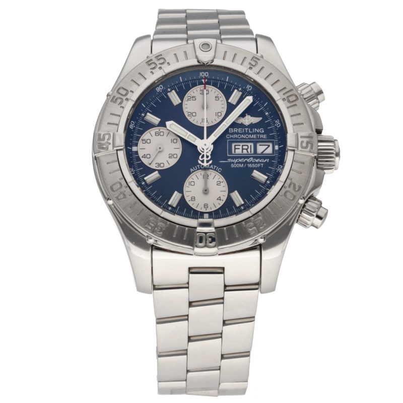 2008 Breitling ref. A13340 Aeromarine SuperOcean Chrono Automatico 42 mm. Scatola, COSC, Libretti, Garanzia - immagine 3