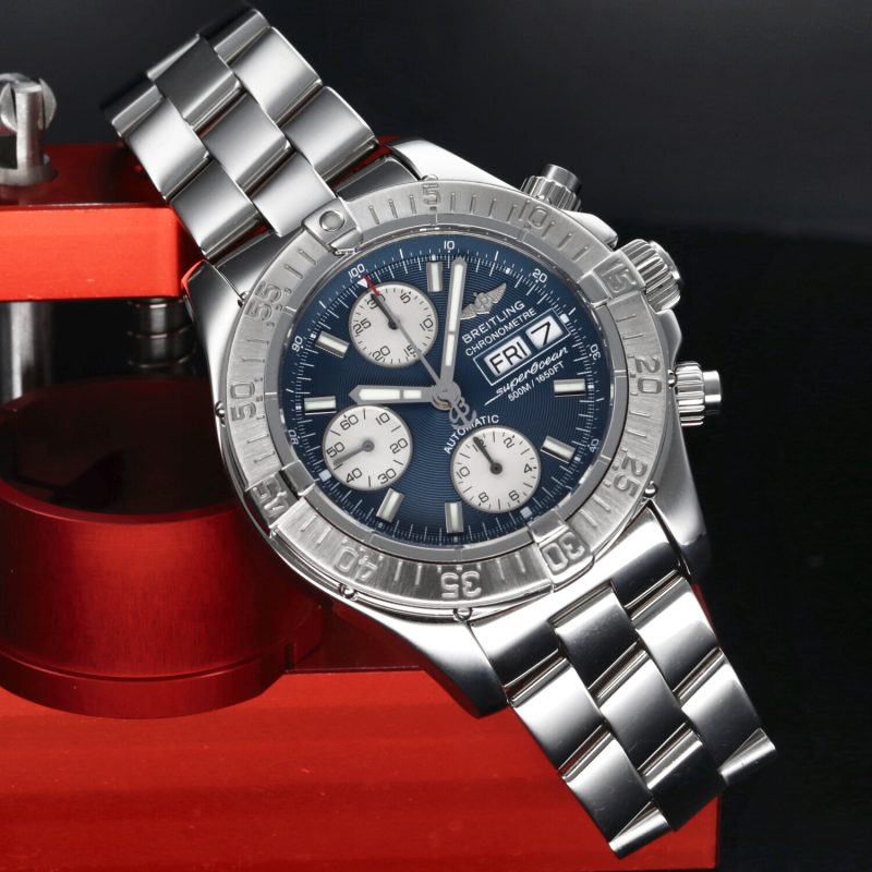 2008 Breitling ref. A13340 Aeromarine SuperOcean Chrono Automatico 42 mm. Scatola, COSC, Libretti, Garanzia - immagine 4