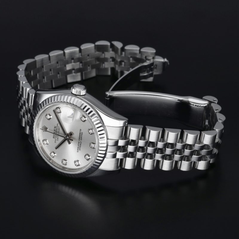 2013 Rolex ref. 178274 Lady Datejust Automatic 31 mm. Factory Diamond Dial. Box, Booklets, Card, Serviced! - Image 15