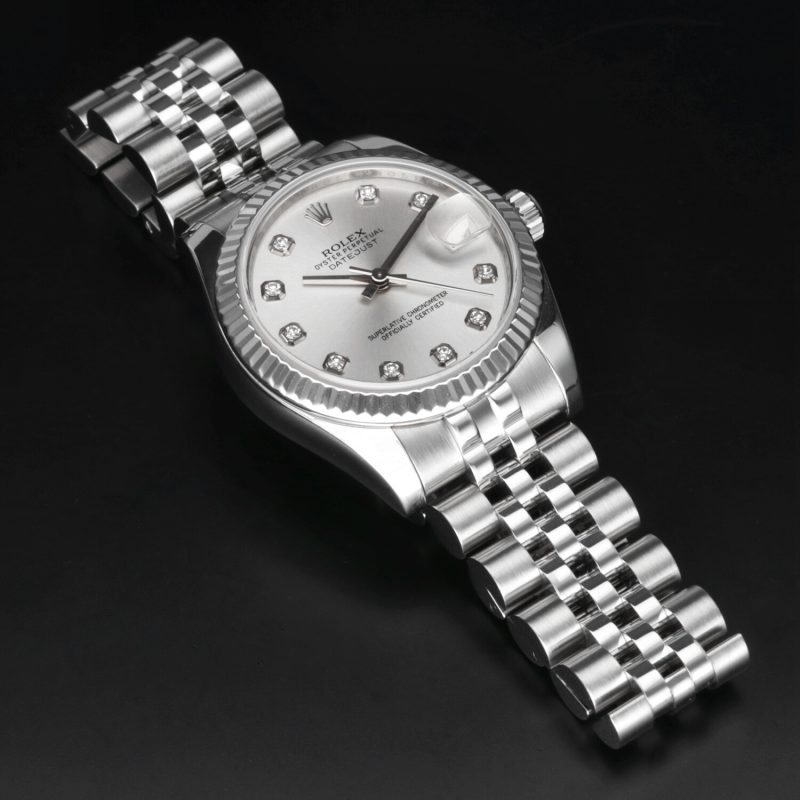 2013 Rolex ref. 178274 Lady Datejust Automatic 31 mm. Factory Diamond Dial. Box, Booklets, Card, Serviced! - Image 13