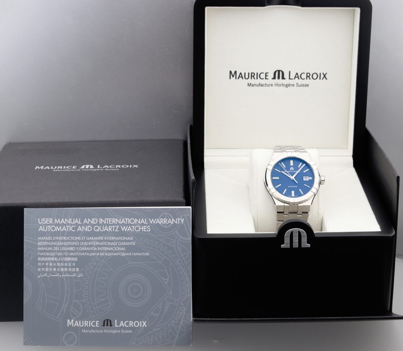 2021 Unworn Maurice Lacroix AI6008-SS002-430-1 Aikon Automatic 42 mm. Box, Booklet, Papers - Image 17