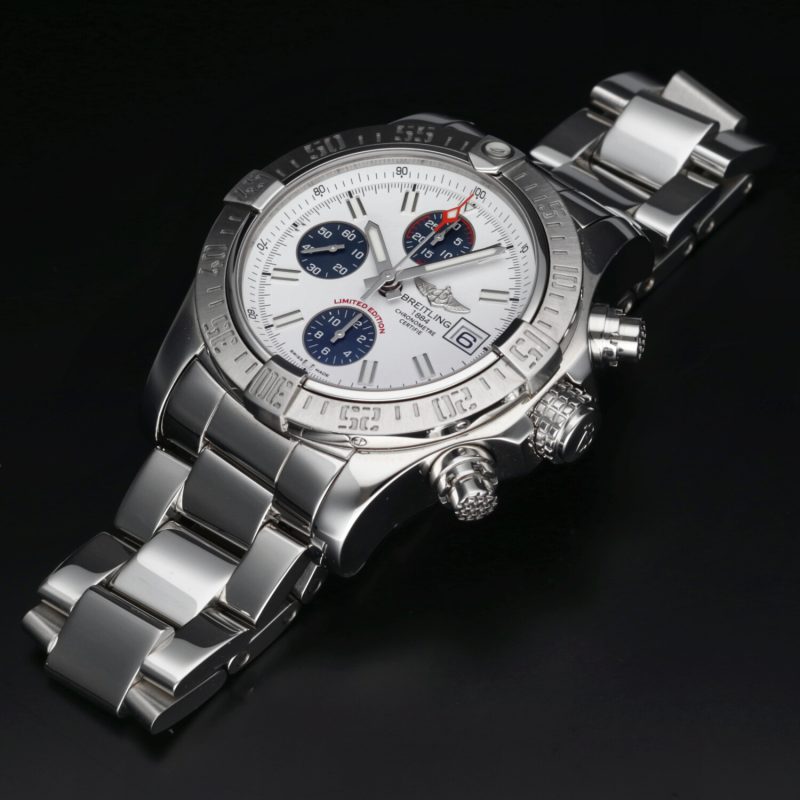 2014 Breitling ref. A133813K/A760 Avenger II Automatico 43 mm. Japan Limited Quadrante Panda, Full-set - immagine 14