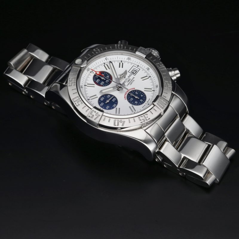 2014 Breitling ref. A133813K/A760 Avenger II Automatico 43 mm. Japan Limited Quadrante Panda, Full-set - immagine 13