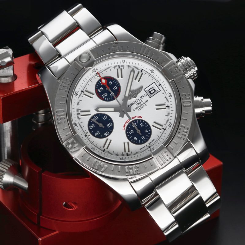 2014 Breitling ref. A133813K/A760 Avenger II Automatico 43 mm. Japan Limited Quadrante Panda, Full-set - immagine 5