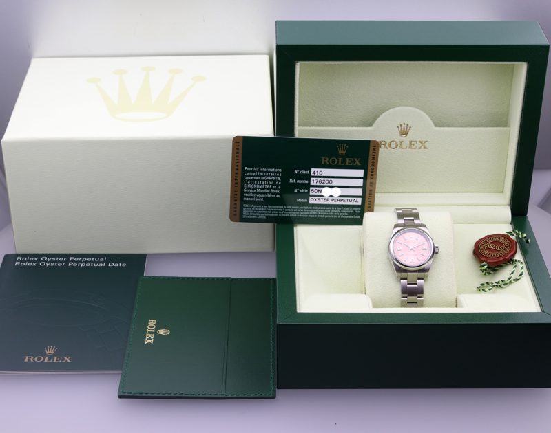 2013 Rolex ref. 176200 Oyster Perpetual Lady Automatic 26 mm, Box+Booklet+Card+Serviced - Image 16