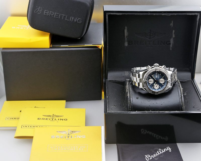 2008 Breitling ref. A13340 Aeromarine SuperOcean Chrono Automatico 42 mm. Scatola, COSC, Libretti, Garanzia - immagine 16