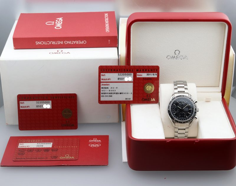 2011 Omega Speedmaster ref. 32205000 Day-Date Automatic 40 mm, Box+Booklet+Cards+Omega Serviced - Image 17