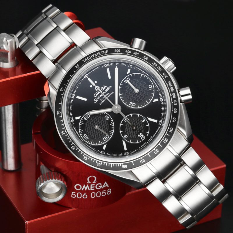 ca. 2019 Omega 32630405001001 Speedmaster Racing Co-Axial Chronograph 40 mm Box, Booklet, Cards - Image 5