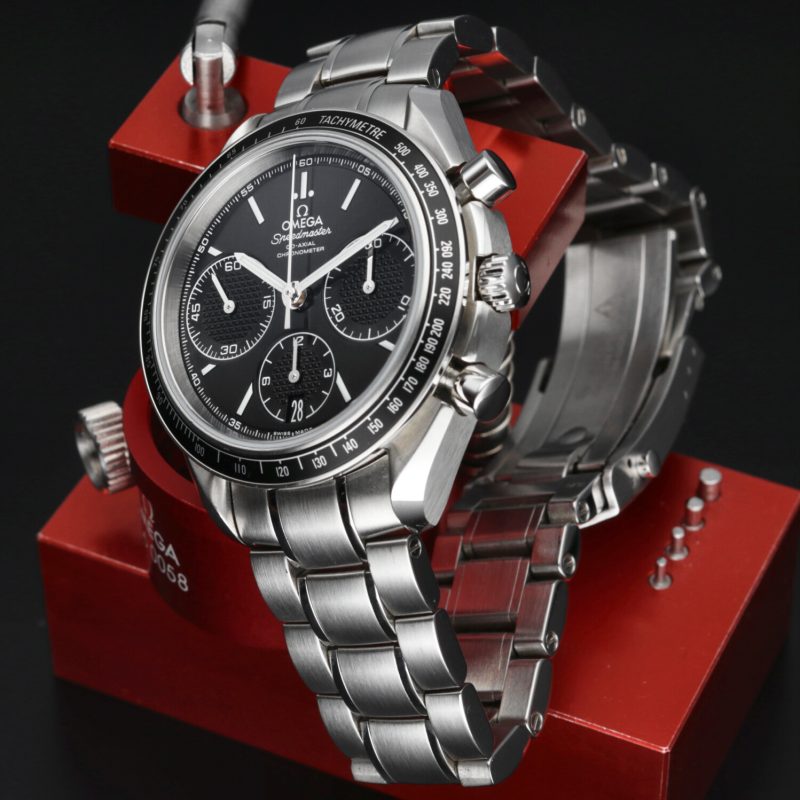 ca. 2019 Omega 32630405001001 Speedmaster Racing Co-Axial Chronograph 40 mm Box, Booklet, Cards - Image 7