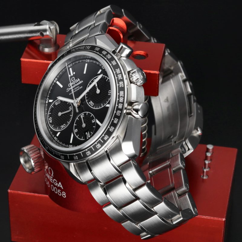 2019 Unpolished Omega 32630405001001 Speedmaster Racing Co-Axial Chronograph 40mm, Box and Cards - Image 7