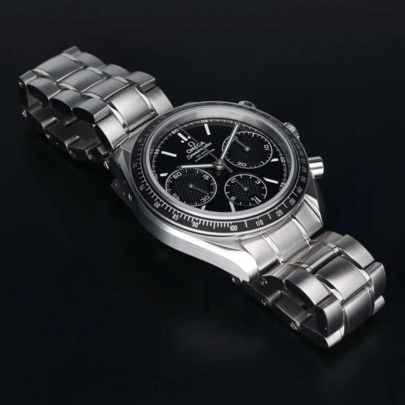 2019 Unpolished Omega 32630405001001 Speedmaster Racing Co-Axial Chronograph 40mm, Box and Cards - Image 12