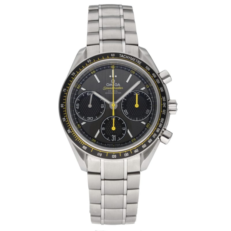 ca. 2020 Unpolished Omega 32630405006001 Speedmaster Racing Co-Axial Chronograph 40 mm, Box+Booklet+Cards - Image 3