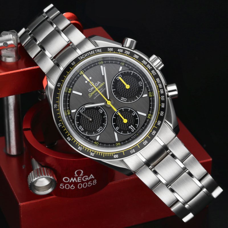 ca. 2020 Unpolished Omega 32630405006001 Speedmaster Racing Co-Axial Chronograph 40 mm, Box+Booklet+Cards - Image 5