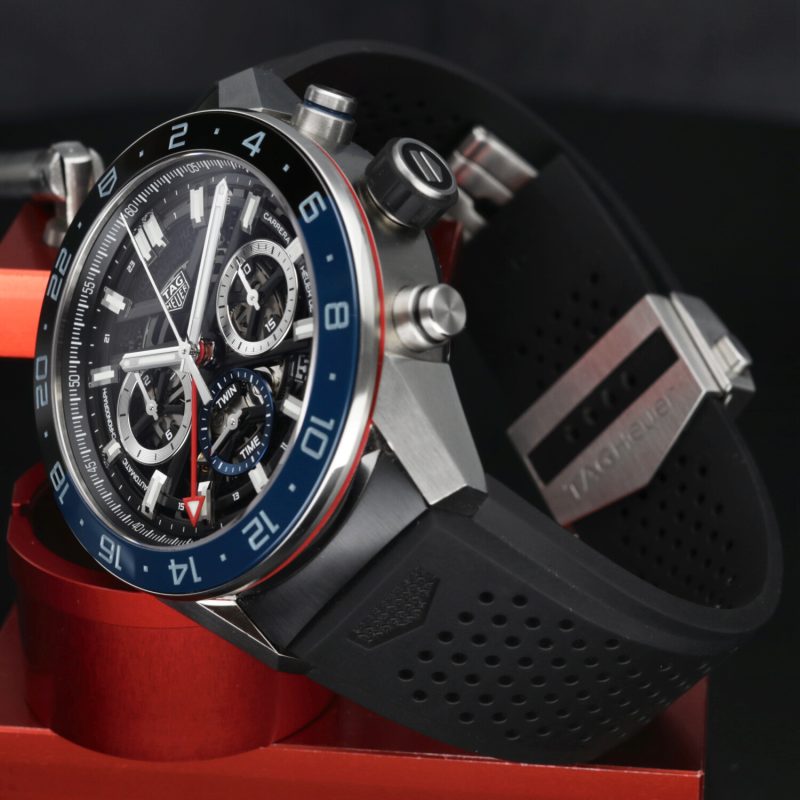 2022 TAG Heuer CBG2A1Z.FT6157 Carrera Calibre Heuer 02 GMT, Full-set - Image 6