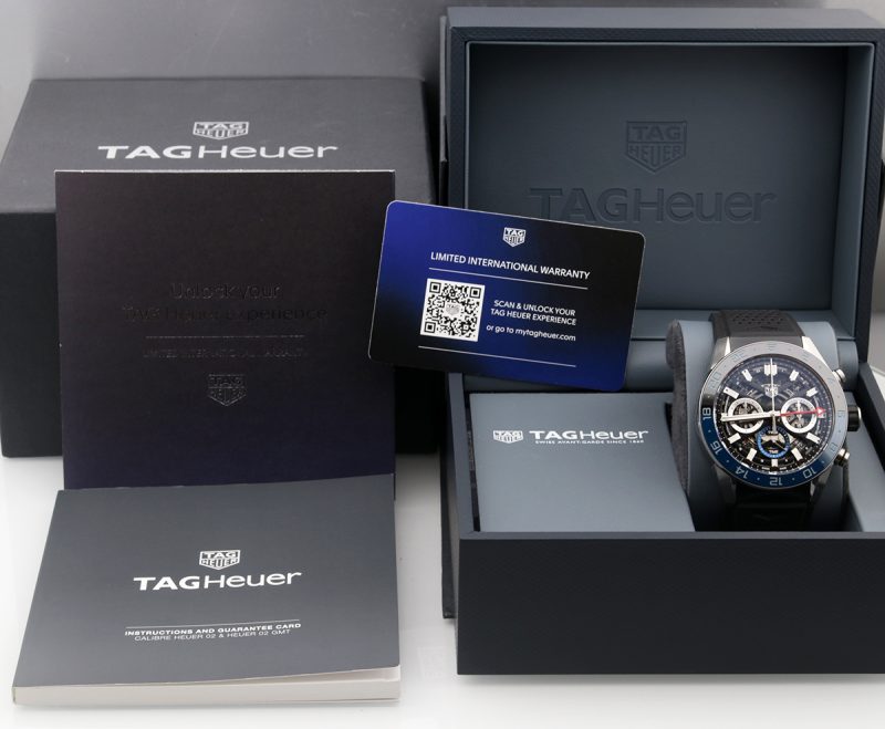 2022 TAG Heuer CBG2A1Z.FT6157 Carrera Calibre Heuer 02 GMT, Full-set - Image 16