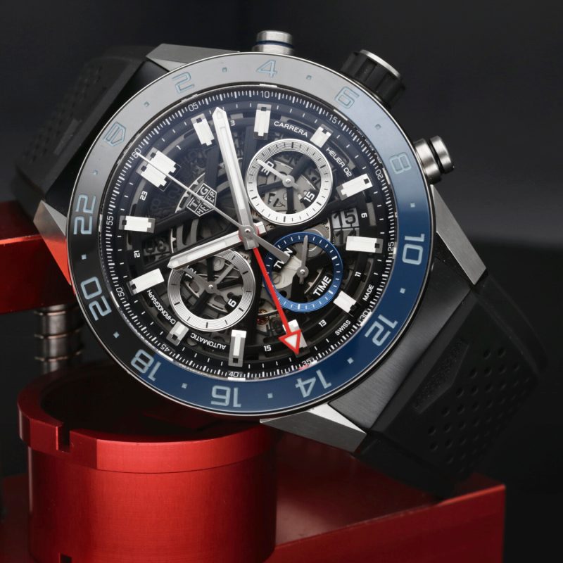 2022 TAG Heuer CBG2A1Z.FT6157 Carrera Calibre Heuer 02 GMT, Full-set - Image 4