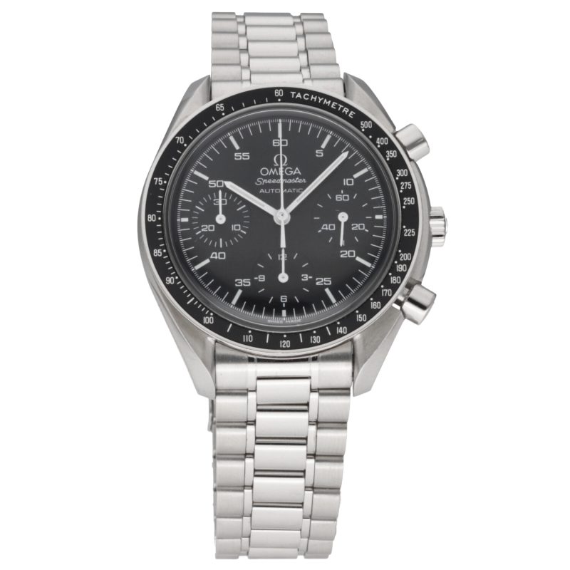 ca. 2010 Omega ref. 35105000 Speedmaster Automatic Reduced 39 mm. Box+Booklet+Cards+Omega Serviced - Image 3