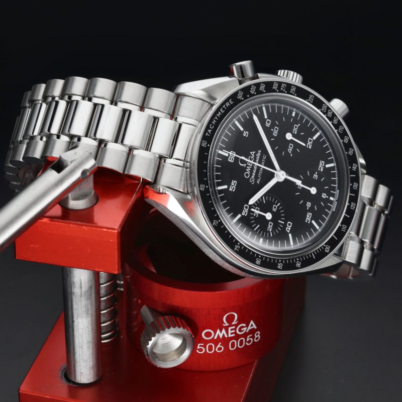 ca. 2010 Omega ref. 35105000 Speedmaster Automatic Reduced 39 mm. Box+Booklet+Cards+Omega Serviced - Image 6