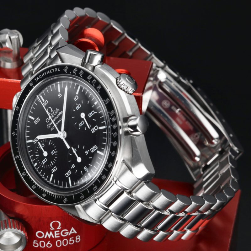 ca. 2010 Omega ref. 35105000 Speedmaster Automatic Reduced 39 mm. Box+Booklet+Cards+Omega Serviced - Image 7