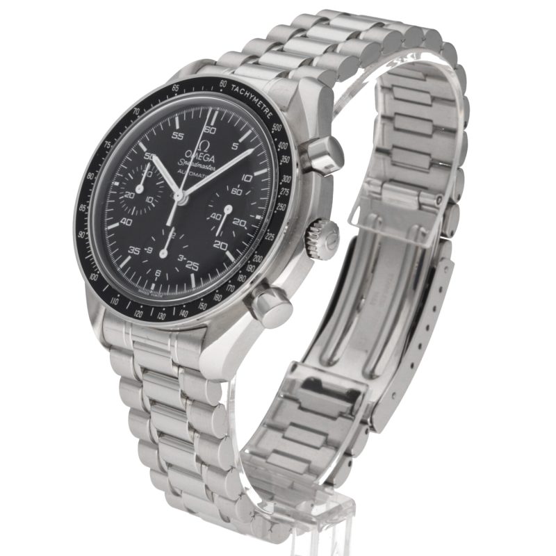 ca. 2010 Omega ref. 35105000 Speedmaster Automatic Reduced 39 mm. Box+Booklet+Cards+Omega Serviced - Image 2