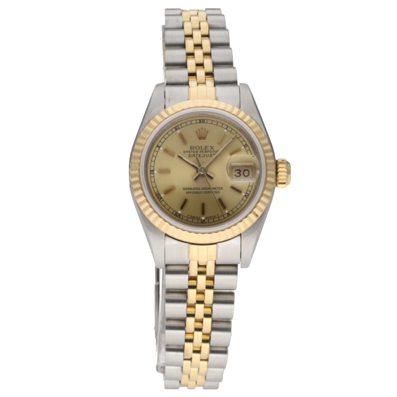 1987 Rolex Lady Datejust ref. 69173 Automatico Oro e Acciaio 26mm. Full-set, Revisionato! - immagine 3