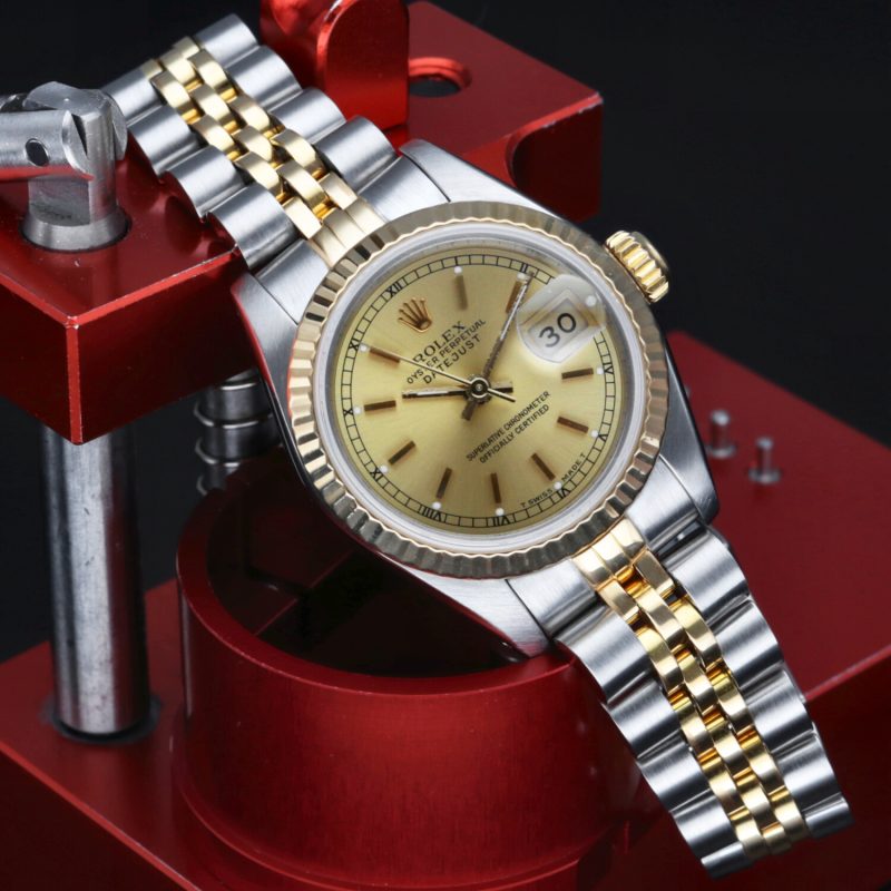 1987 Rolex Lady Datejust ref. 69173 Automatico Oro e Acciaio 26mm. Full-set, Revisionato! - immagine 5