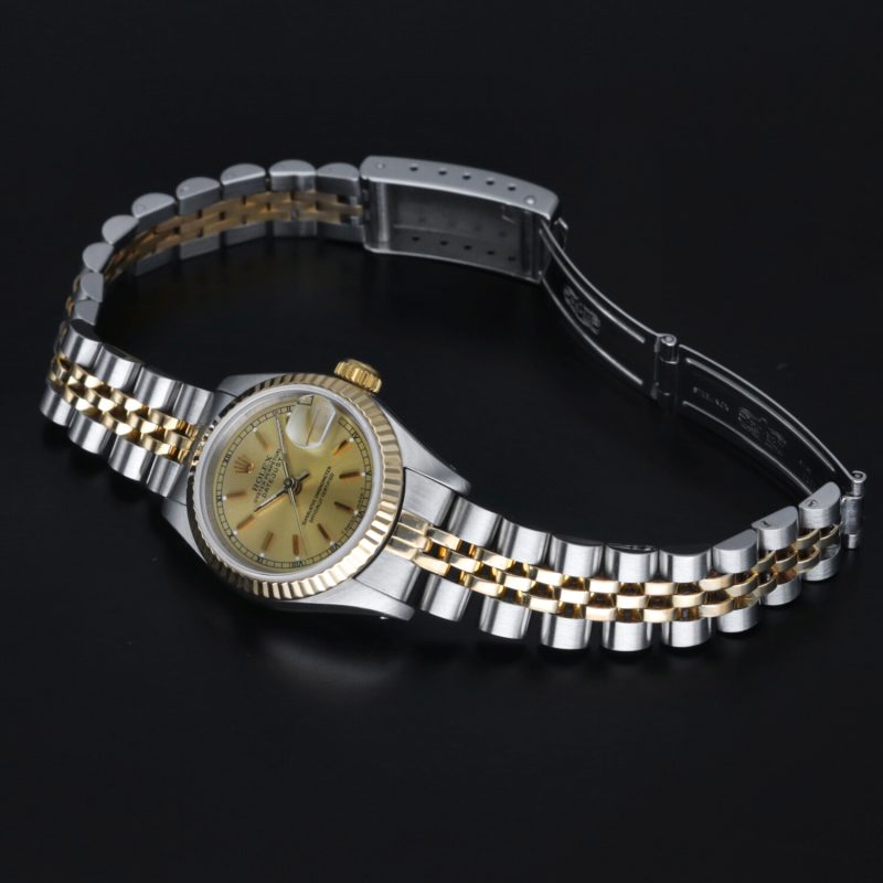 1987 Rolex Lady Datejust ref. 69173 Automatico Oro e Acciaio 26mm. Full-set, Revisionato! - immagine 16