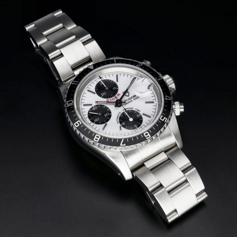 1997 Tudor "Tiger" ref. 79270 Chronograph Prince Date Small Block Panda "Porcelain" Dial,  Box and Papers - Image 13