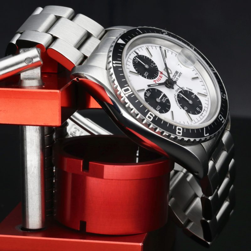 1997 Tudor "Tiger" ref. 79270 Chronograph Prince Date Small Block Panda "Porcelain" Dial,  Box and Papers - Image 6