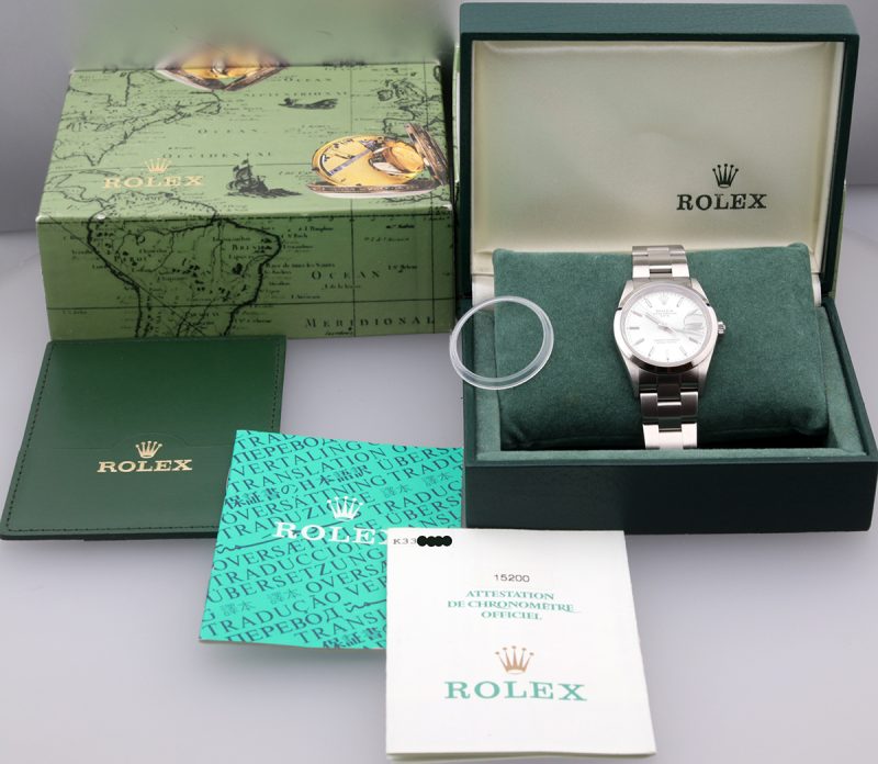 2001 Rolex ref. 15200 Oyster Perpetual Date 34 mm. Box and Papers - Image 17