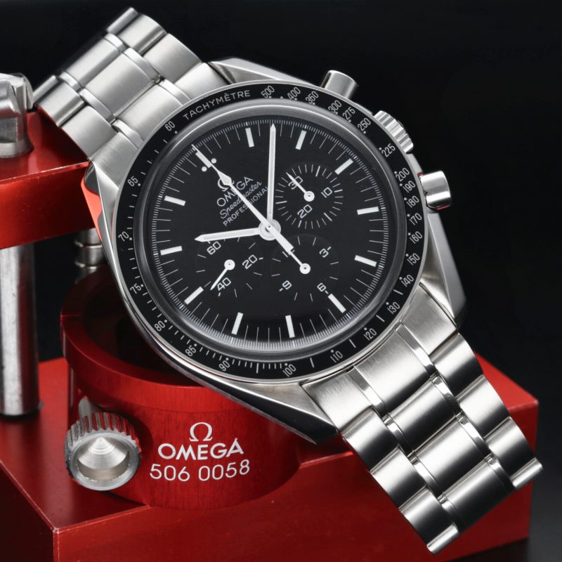 2001 Unpolished, Like New,  Omega 35705000 Speedmaster Professional "The Moon Watch" Box+Booklet+Cards - Image 5