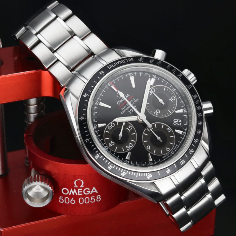 2010 Omega ref. 32330404001001 Speedmaster Date 1957 Japan Limited, Scatola e Garanzia Originale - immagine 5