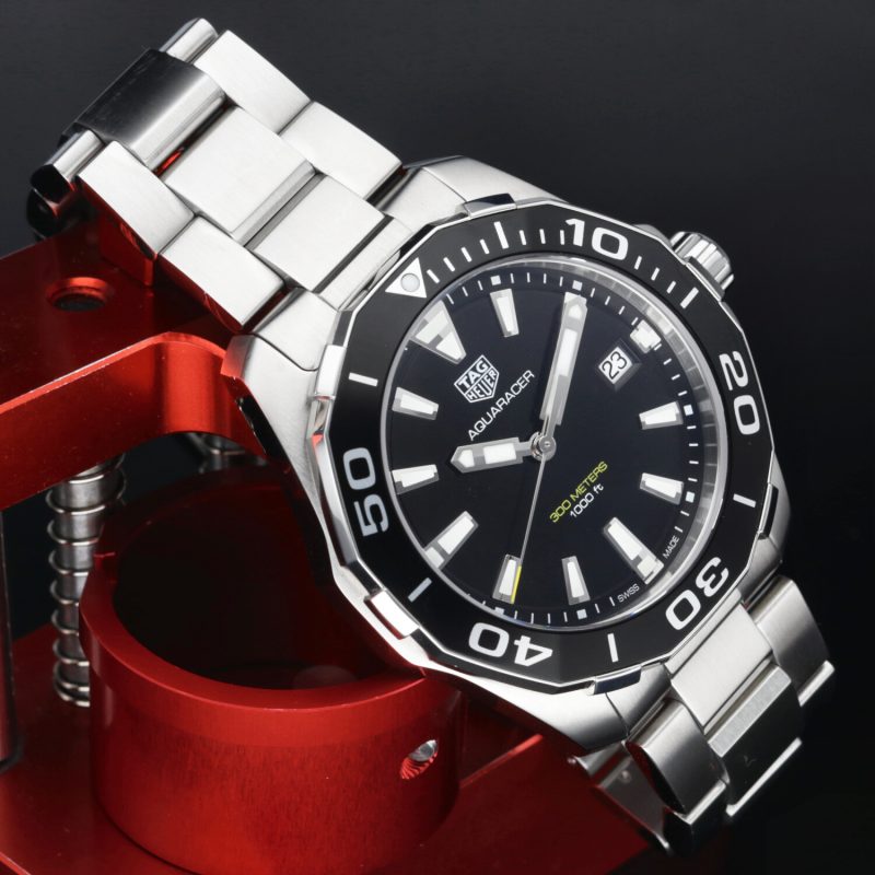 2018 TAG Heuer ref. WAY111A.BA0928 Aquaracer 300M Quartz 41 mm. Box, Booklet, Card - Image 6