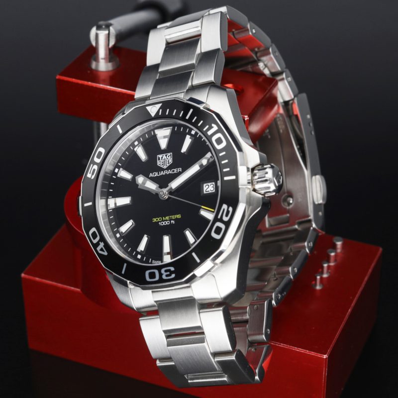 2018 TAG Heuer ref. WAY111A.BA0928 Aquaracer 300M Quartz 41 mm. Box, Booklet, Card - Image 7