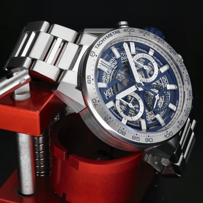 2020 TAG Heuer CBG2019.BA0662 Carrera Calibre Heuer 02 Blue Skeleton Japan Limited, Full-set - Image 6