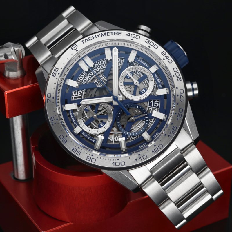 2020 TAG Heuer CBG2019.BA0662 Carrera Calibre Heuer 02 Blue Skeleton Japan Limited, Full-set - Image 5