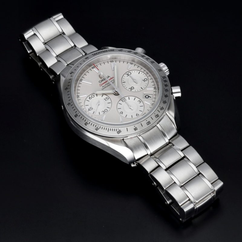 2010 ca. Mai Lucidato Omega 32310404002001 Speedmaster Date Chronometer 40 mm. - immagine 13