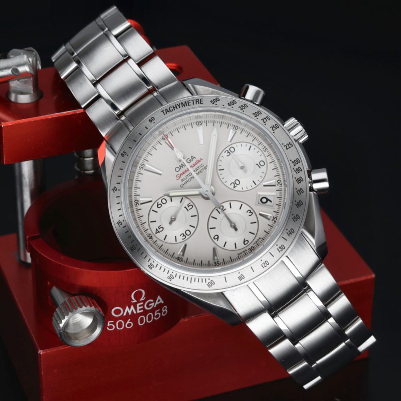 2010 ca. Mai Lucidato Omega 32310404002001 Speedmaster Date Chronometer 40 mm. - immagine 5