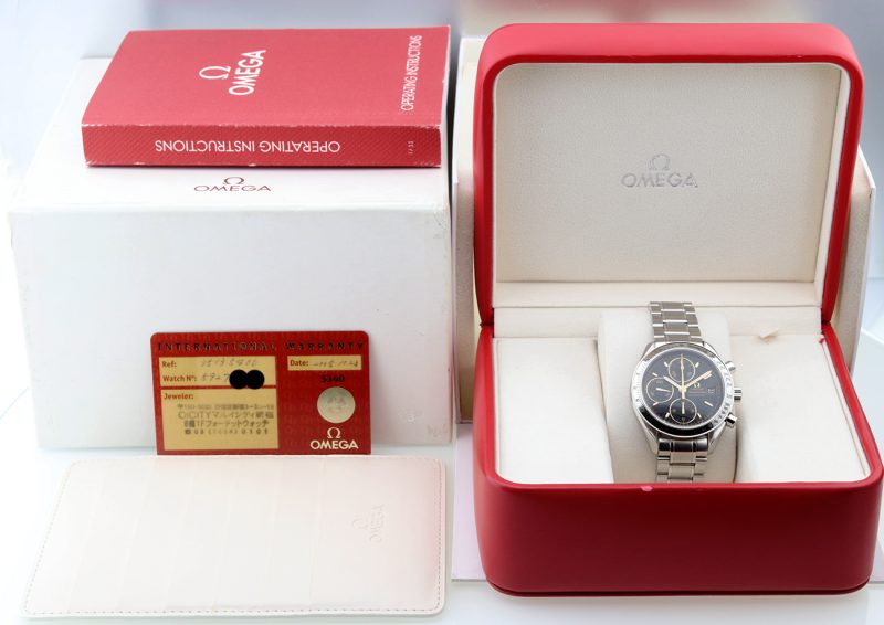 2005 Omega 35135400 Speedmaster Date Japan limited Automatic 39 mm. Box, Booklet, Papers - Image 17